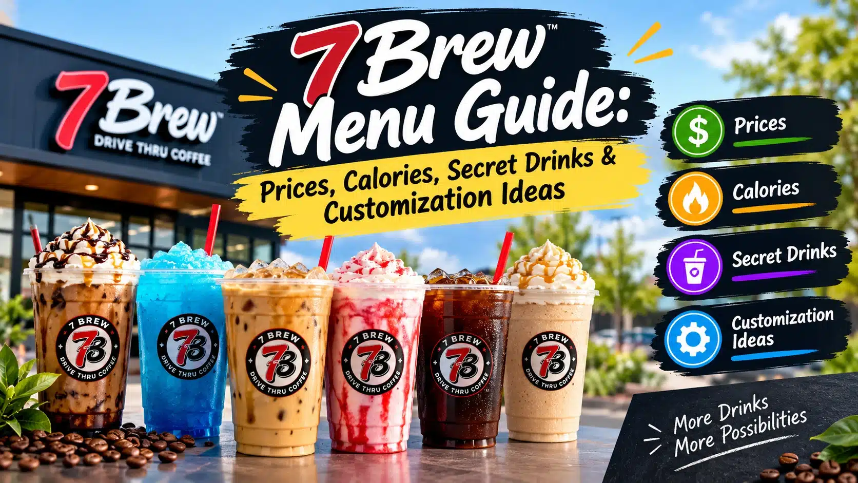 7 Brew Menu Guide Prices, Calories, Secret Drinks & Customization Ideas